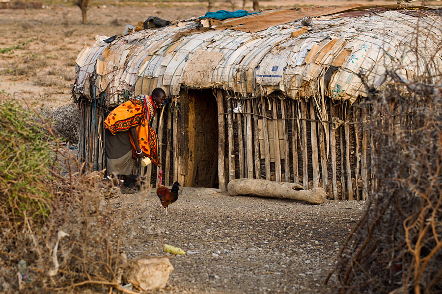 13c. A Samburu hut   Kenya